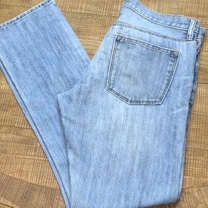 Gap Slim Strait Leg Light Faded Jeans